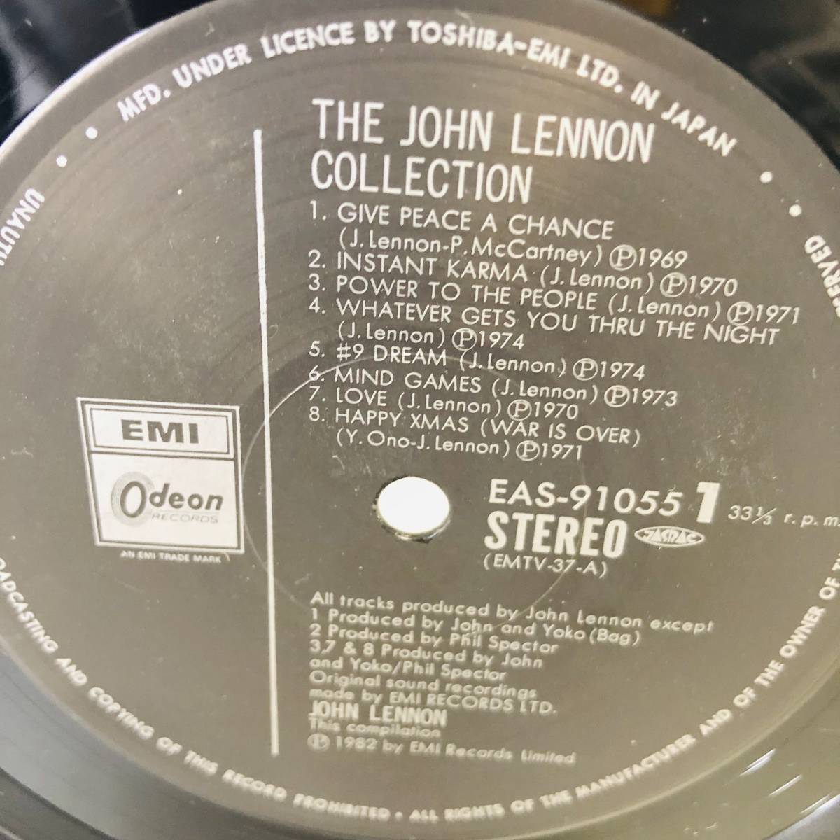 【LP】レコード 再生未確認 ジョン・レノン The John Lennon Collection EAS-91055 日本盤限定17曲入り ※まとめ買い大歓迎!同梱可能です_画像5