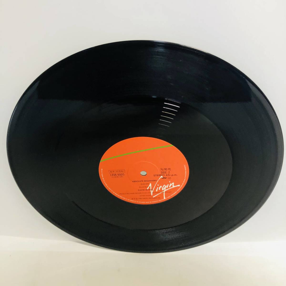 【12EP】レコード 再生未確認 プロモ David Bowie デヴィッド ボウイ / Absolute Beginners/ Virgin /14VA-9005 ※まとめ買い大歓迎!同梱可_画像6