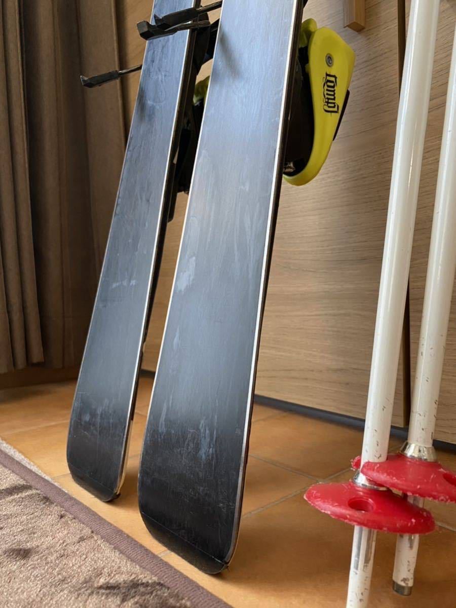 子供用スキー板 110cm ＋ストック　NISHIZAWA 中古　直接受渡し可能(京都)_画像6