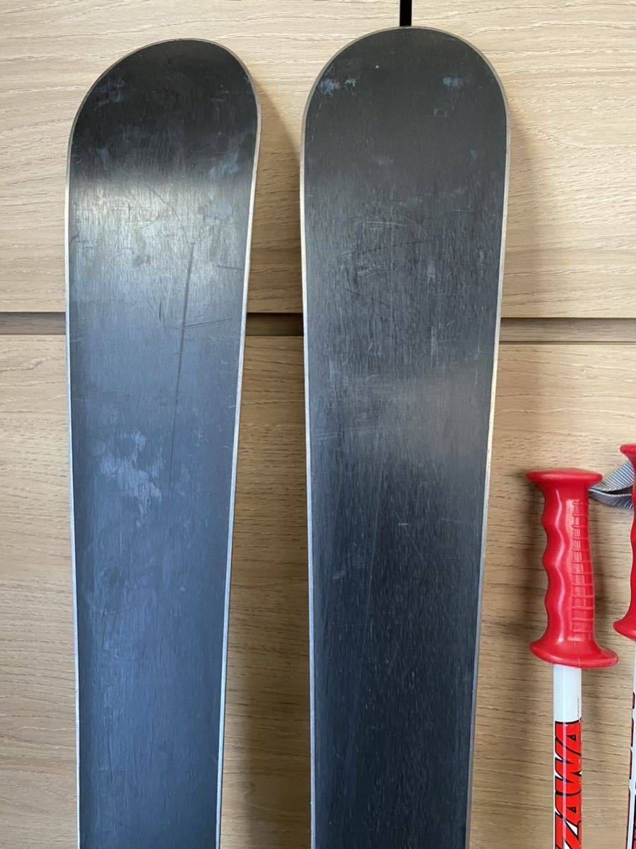 子供用スキー板 110cm ＋ストック　NISHIZAWA 中古　直接受渡し可能(京都)_画像5