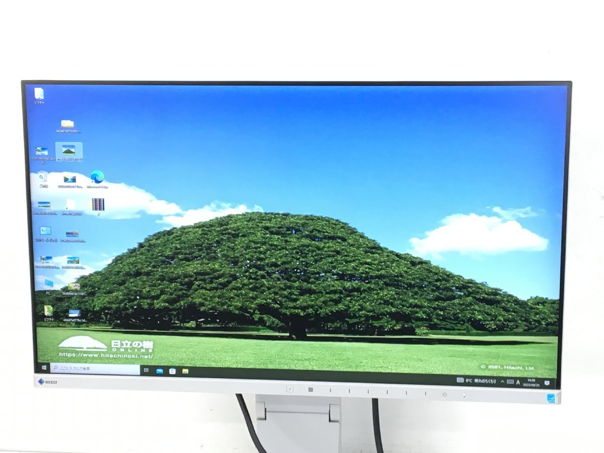 EIZO24型液晶モニター FlexScan EV2450　高さ調整 縦回転 （使用時間：6029H ）　2016年製　（管：2E-M）_画像2