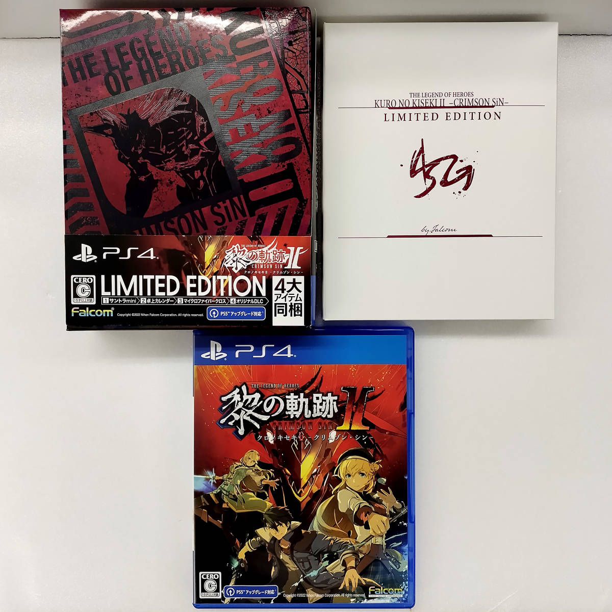 【中古PS4ソフト】英雄伝説 黎の軌跡II -CRIMSON SiN- Limited Edition 【51】_画像1