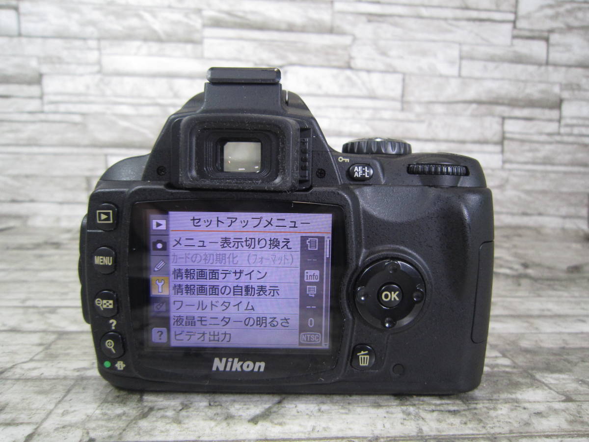 Nikon D40 一眼レフ 18-55mm 1:3.5-5.6GⅡED レンズ付きの画像5