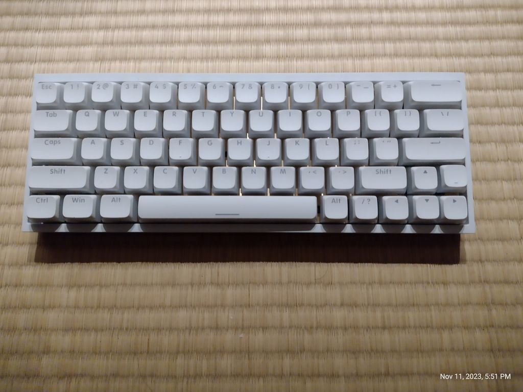 美品｜KBDFANS TOFU 60% E-WHITE DZ60 RGB V2☆USB-C☆自作キーボード