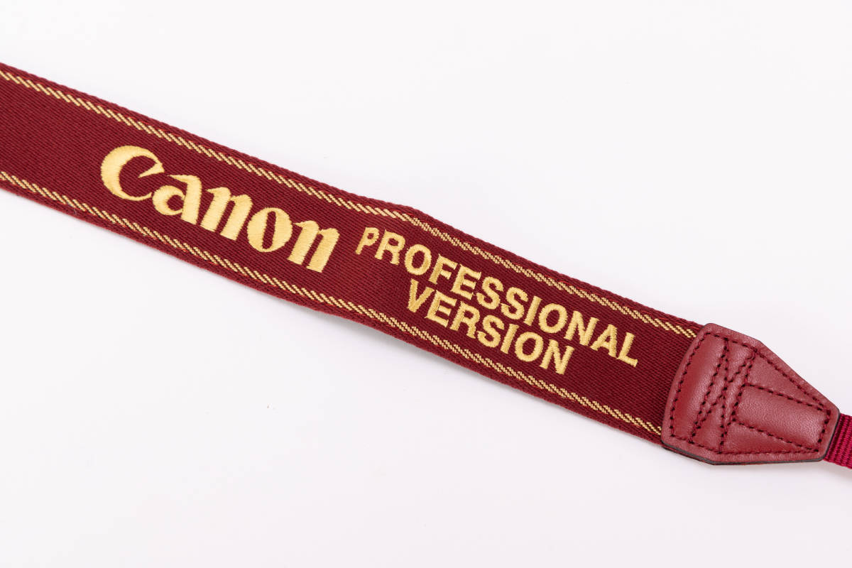 [ prompt decision equipped not for sale unused ] Canon Pro strap embroidery lens for PROFESSIONAL VERSION