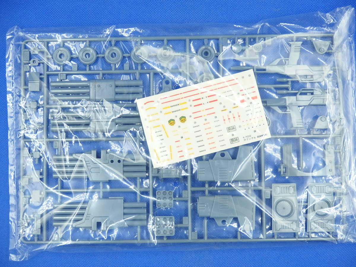  Bandai [ war . mechanism * The bngru]No.9V1/100 The bngru type [ unopened * not yet constructed ] van The i Mark that time thing 1983 year 2 month made 