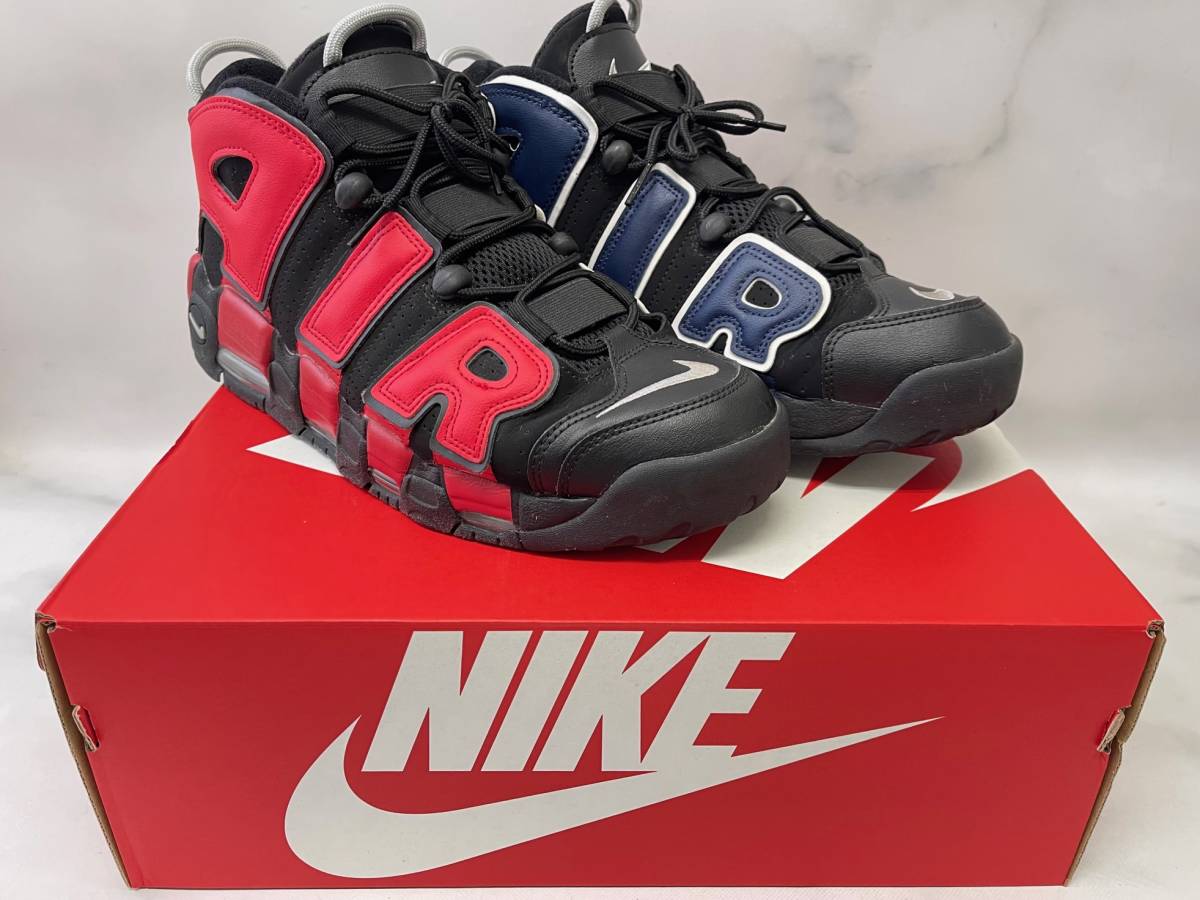 NIKE AIR MORE UPTEMPO 96 ナイキエアモアアップテンポ 28.5cm モアテン ナイキモアテン 箱付 ハイカットスニーカー_画像1