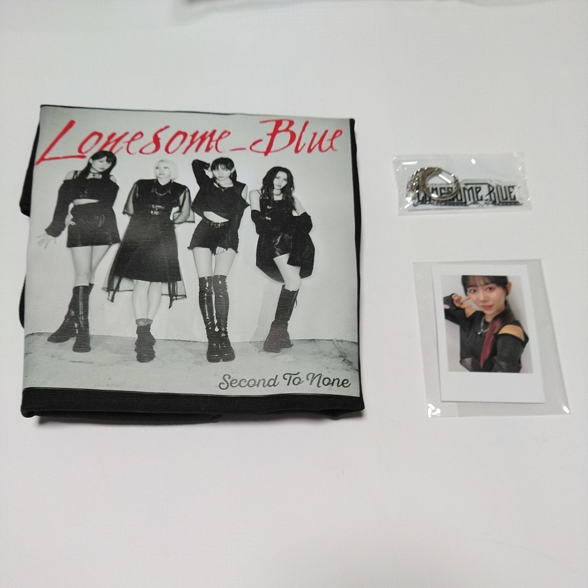 Lonesome_Blue 　ロンサムブルー　トートバッグ　＆　アクリルキーホルダー　おまけ チェキ写真（野村麻衣子）　　広瀬ゆうき　MIZUKI　_画像1