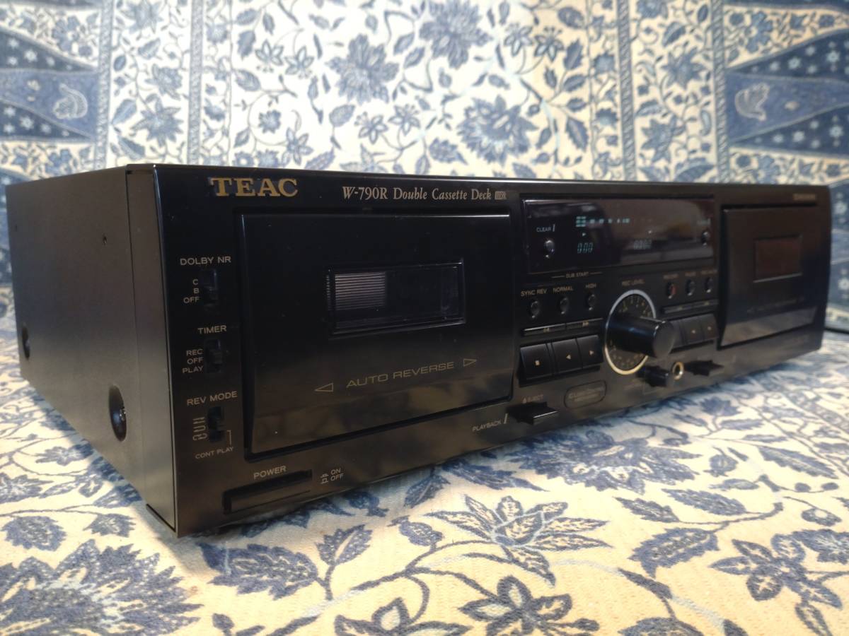 TEAC/ティアック　☆W-790R☆　ダブルリーバースデッキ【録音・再生動作整備品】_画像1