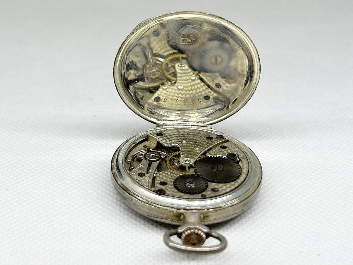 PACIFIC 懐中時計 銀ケース アンティーク(Antique pocket watch）★同梱可　No.1050_画像5