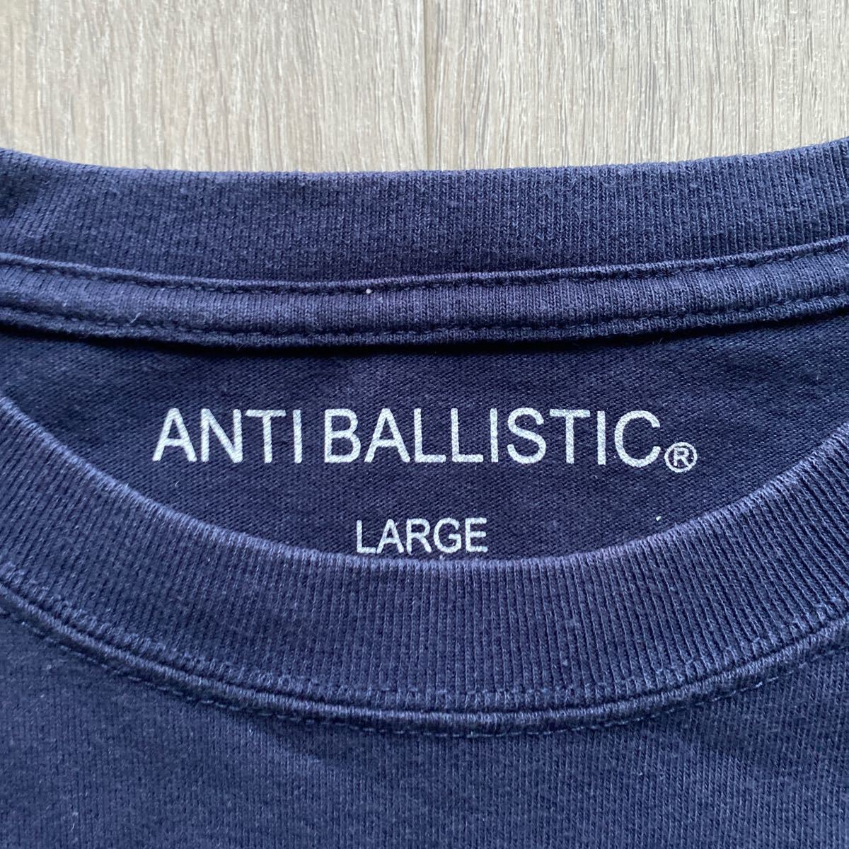 送料無料 古着Tシャツ 【ANTI BALLISTIC】 アンティバルリスティック Lサイズの画像2