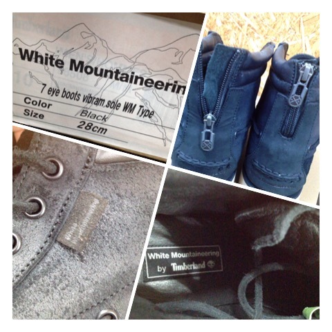  прекрасный товар Timberland Timberland White Mountaineering 7 Eye Chukka Boots ботинки чукка двойной имя сотрудничество 