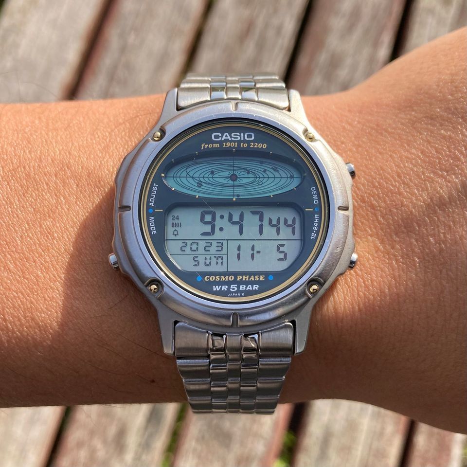 激レア 完動品 送料込 CASIO CGW-90 COSMO PHASE カシオ コスモ 激レア 完動品 送料込 CASIO CGW-90 COSMO PHASE カシオ コスモ
