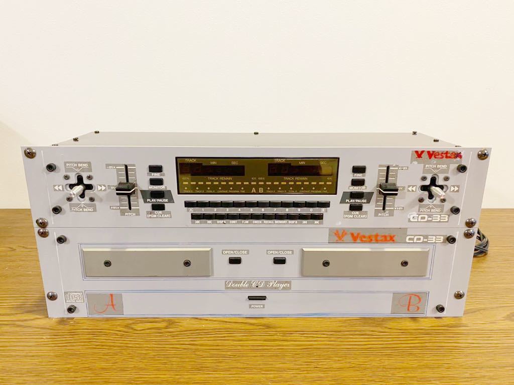 VESTAX CD-33 業務用CDプレイヤー ジャンク品_画像1