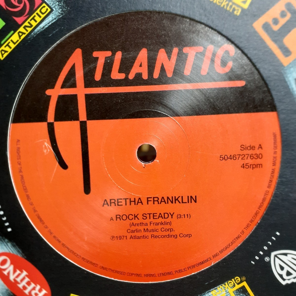 ARETHA FRANKLIN / ROCK STEADY / RESPECT / I SAY A LITTLE PRAYER /正規音源12インチ/SCREW 可能！！_画像1