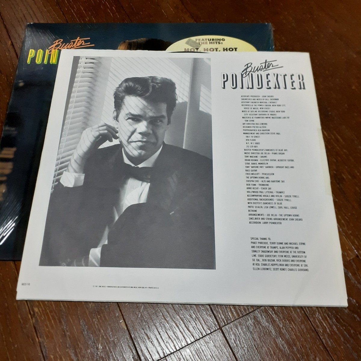 BUSTER POINDEXTER / SAME /LP/SMACK DAB IN THE MIDDLE/HOT HOT HOT/SWING,JIVE,SOCA,クボタタケシ_画像6