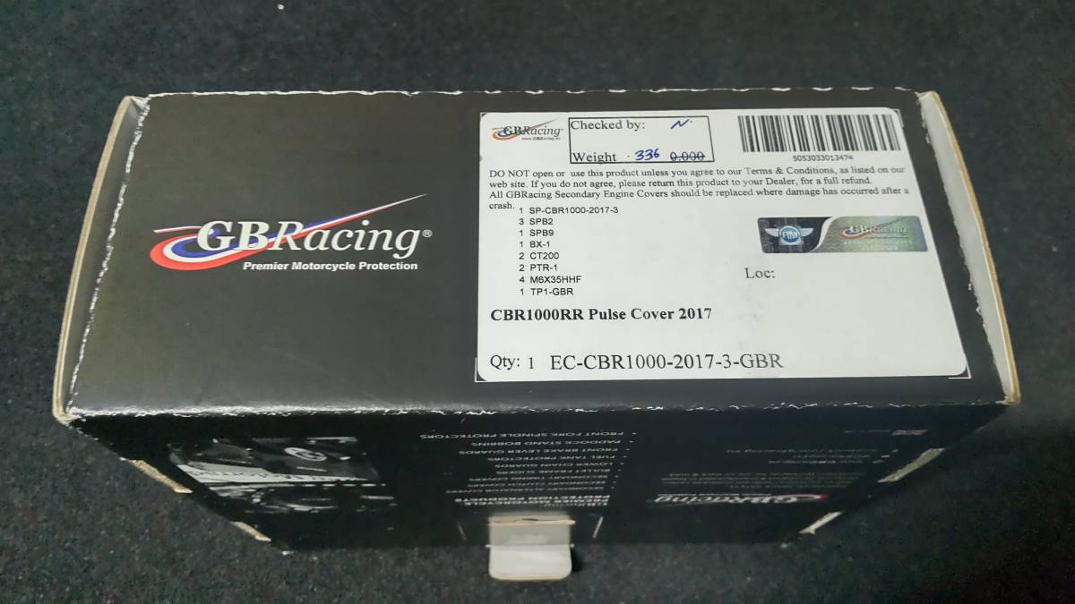 ★2017年式 GB Racing CBR1000RR SC77用 パルスカバー 新品未使用★ _画像3