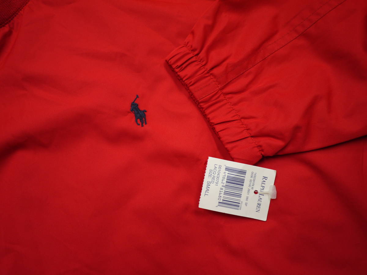 【Sale 長期保管】NY/新品☆POLO Ralph Lauren/ポロ ラルフローレン☆ メンズサイズS/プルオーバー ナイロン ジャケット_画像6