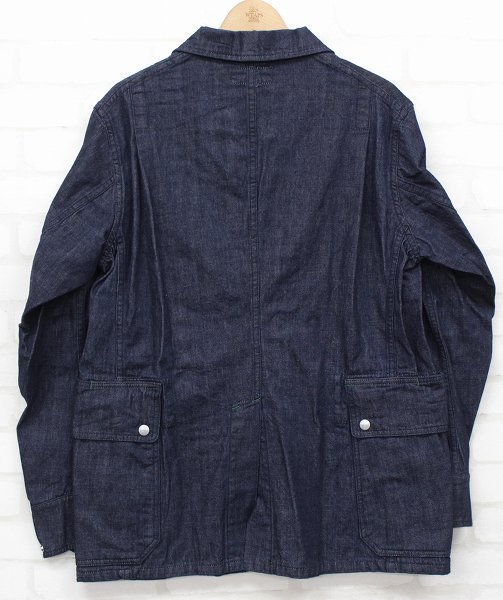 3T4835■新品 ササフラス フォールリーフジャケット 10ozデニム SASSAFRAS Fall Leaf Jacket 10oz Denim SF-171250_画像2