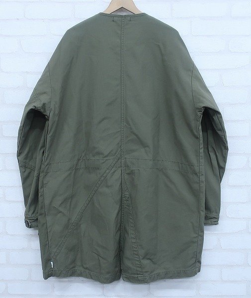 2J7303■WTAPS 18ss PEEP■JACKET.NYCO.SATIN 181WVDT-JKM01 ダブルタップス コート_画像2