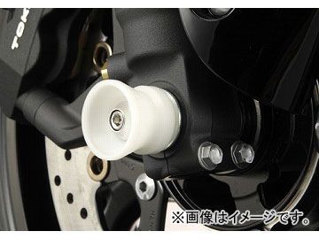 2輪 アグラス フロントアクスルプロテクター ファンネル 品番：P028-8012 レッド スズキ バンディット1250S ABS JAN：4547567473701_画像1