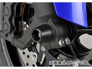 2輪 アグラス フロントアクスルプロテクター コーン 品番：P010-6714 ブラック ヤマハ YZF-R6 2006年～2009年 JAN：4547424232878_画像1