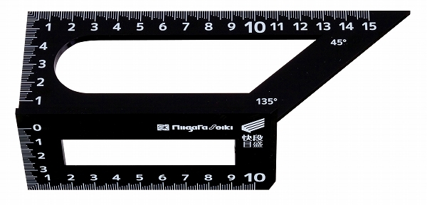 新潟精機 SK ポリカ止定規 快段目盛 ASQ-100PCKD_画像1