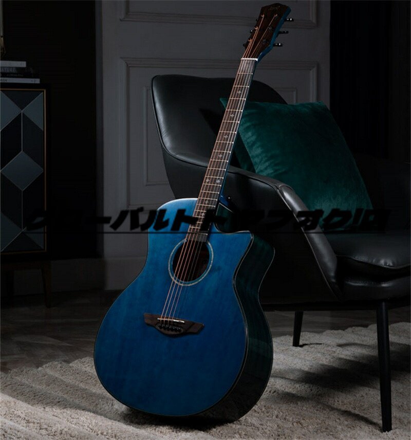 高品質 ギター アコースティックギター表面単板41インチ スプルース サペリ 1:18閉鎖弦ノブ 21フレット 職人手作り製作 ケース付き
