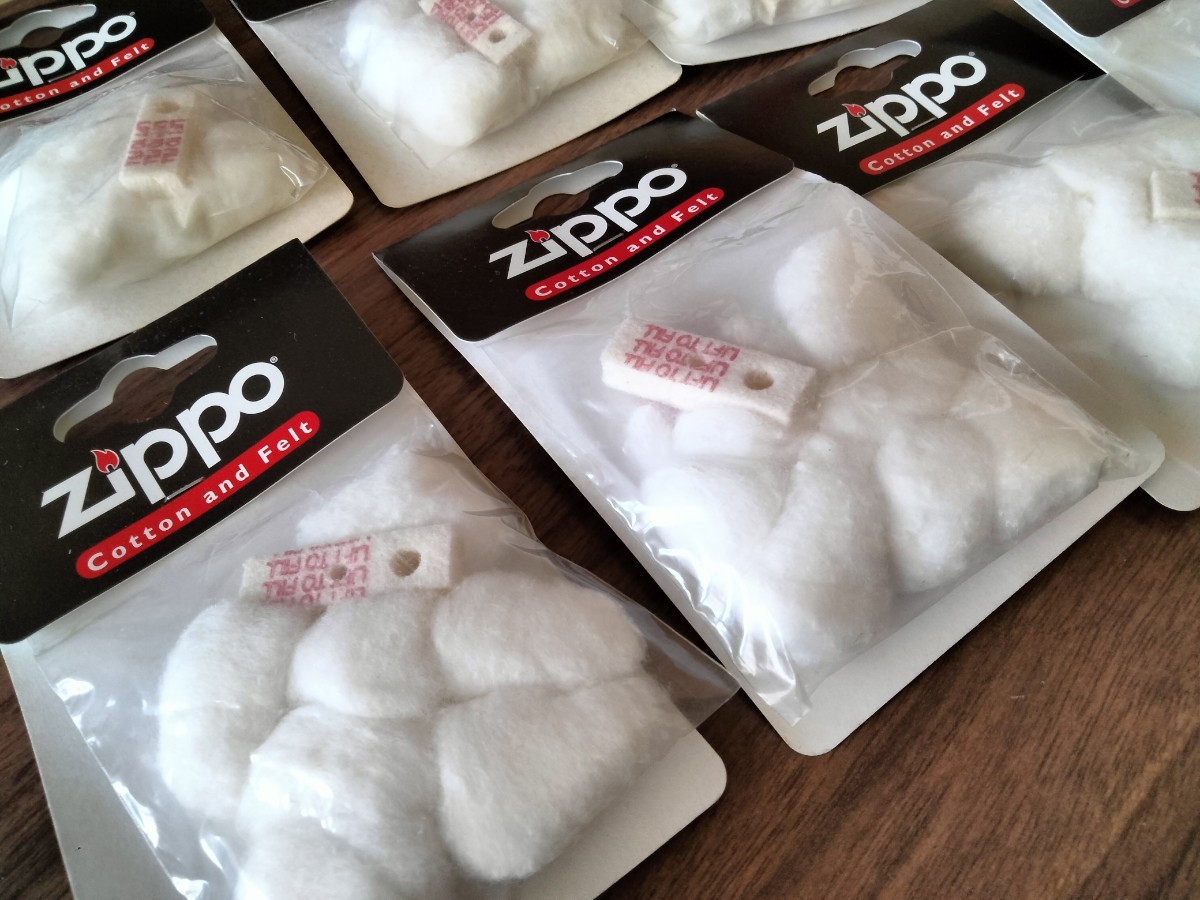 Zippo Cotton and Felt 10セット ジッポー コットン フェルト メンテナンス オイルライター ライター_画像5