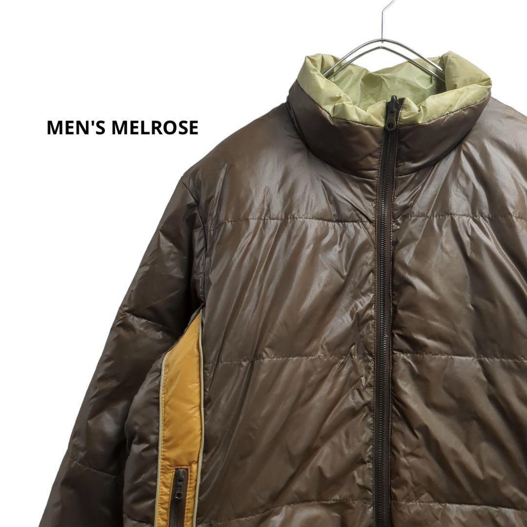 MEN'S MELROSEリバーシブルダウンジャケットメンズXL b_画像1