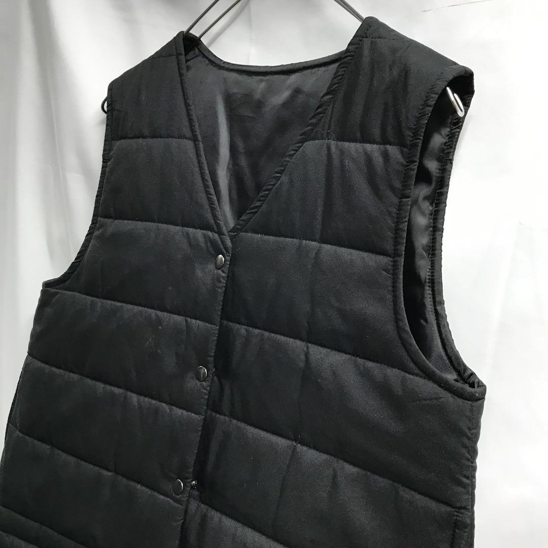  down vest thin autumn winter black lady's M a34