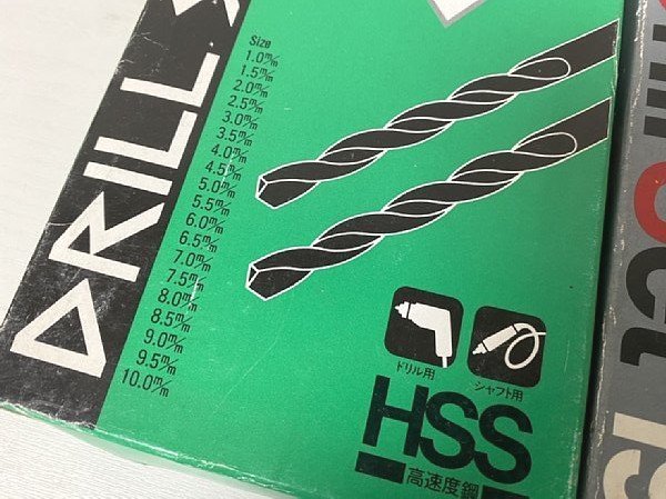 送料込み■ デッドストック 与板利器工業 HSS STRIKE ケース入り 鉄工用ドリルセット 19ピース DRILL SET _画像6