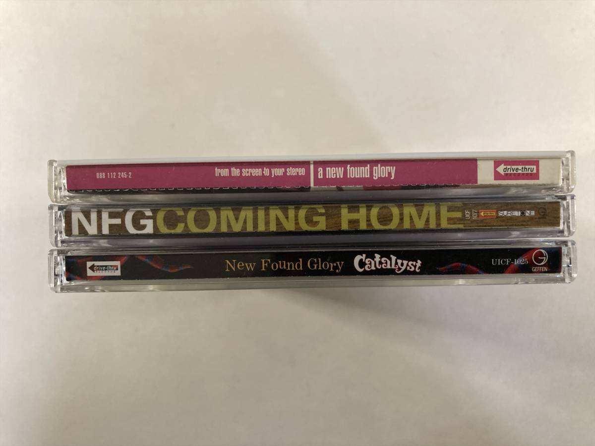 W7957 ニュー・ファウンド・グローリー 3枚セット｜New Found Glory Catalyst Coming Home From The Screen To Your Stereo キャタリスト