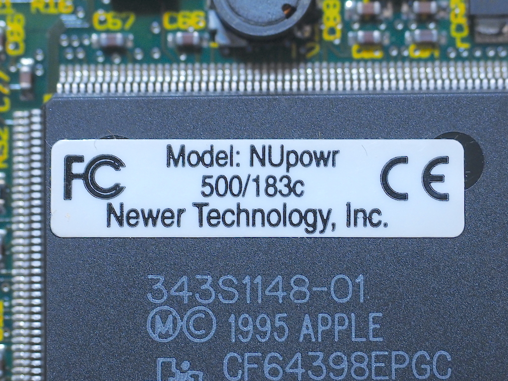 PowerBook 500 series for NUpower 603ev 183MHz operation goods 