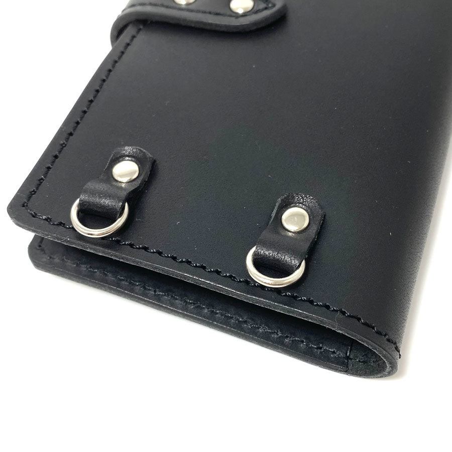 手帳型ケース　iPhone 12 pro Max 用 ハードカバー レザー スマホ スマホケース 携帯 スマホホルダー 革 本革 ブラック