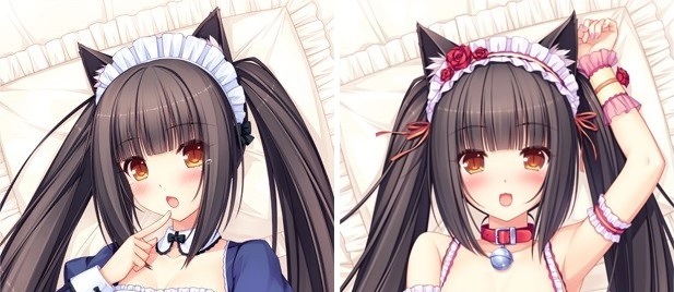 NEKO WORKs ネコぱら ショコラ抱き枕カバー さより COMIC1☆7 ライクトロン / 正規品 新品 送料無料