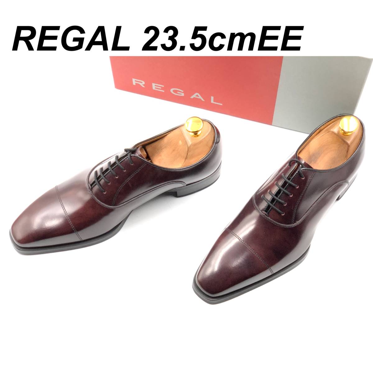 即決 未使用 REGAL リーガル 23 5cmEE 911R メンズ レザーシューズ