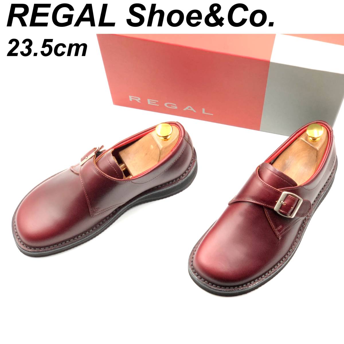 即決 未使用 REGAL Shoe & Co リーガル 25cm 807S メンズ レザー