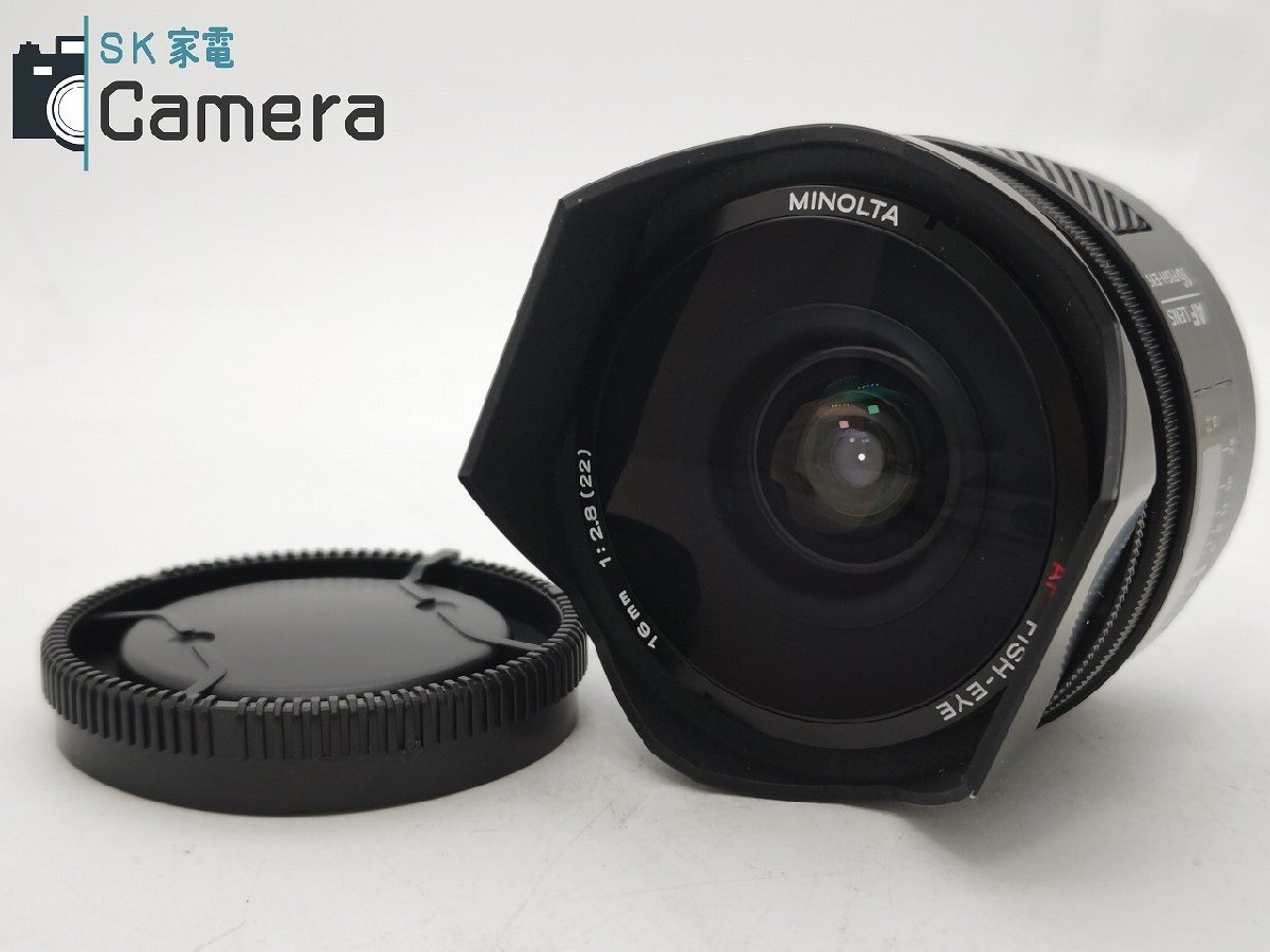 MINOLTA AF FISH-EYE 16ｍｍ F2.8 ミノルタ フィッシュアイ_画像1