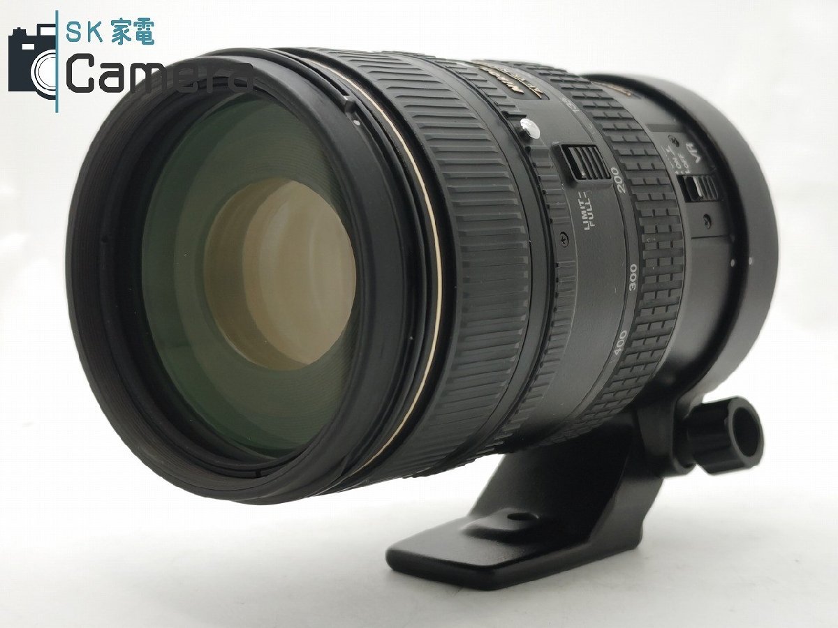 Nikon ED AF VR-NIKKOR 80-400ｍｍ F4.5-5.6 D ニコン HB-24 三脚座 付 MF不良の画像2