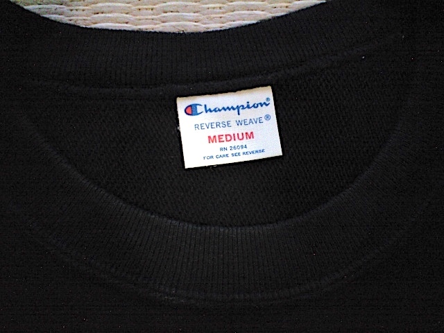 即決 別注品 Champion REVERSE WEAVE ビッグシルエット 半袖 スウェット Mサイズ 黒 x イエロー LOMG ISLAND ロングアイランド New Yorkの画像2