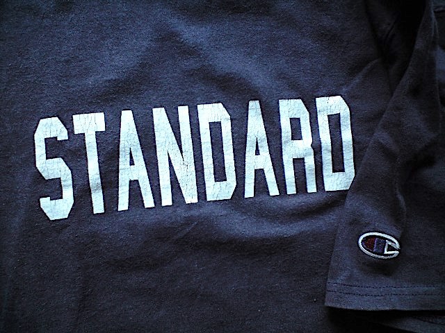 即決 Champion USA企画品 ワイドシルエット STANDARD Tシャツ Mサイズ ネイビー スタンダード ホンジュラス スパイダー チャンピオンの画像3