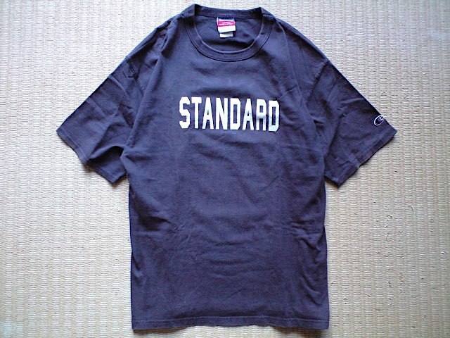 即決 Champion USA企画品 ワイドシルエット STANDARD Tシャツ Mサイズ ネイビー スタンダード ホンジュラス スパイダー チャンピオンの画像1