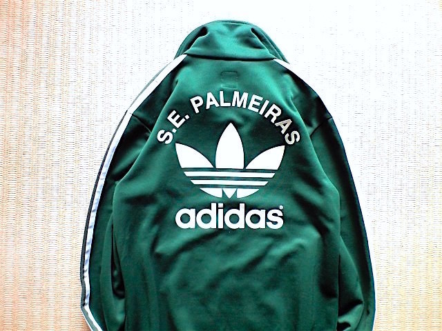 即決 レア 日本規格品 adidas originals 復刻 パルメイラス チームジャージ Sサイズ PALMEIRAS アディダスオリジナルス ブラジル