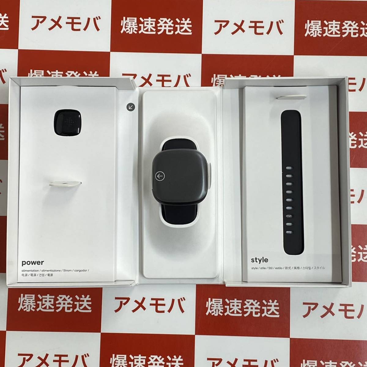 爆速発送 Fitbit Versa 3 FB511BKBK-FRCJK 開封未使用品_画像3