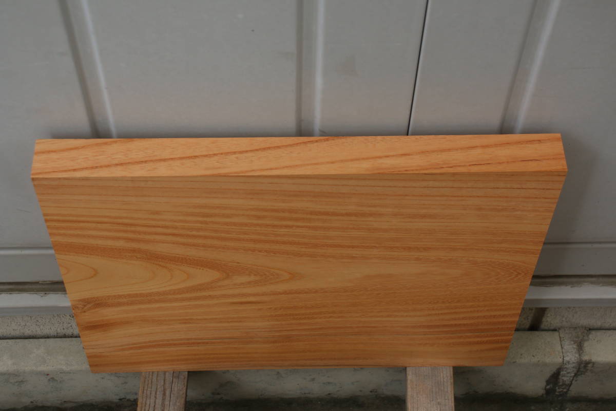 欅　けやき　ケヤキ　無垢材　棚板　テーブル　長さ35.5cm　幅28.0cm　厚み3.1cm_画像5