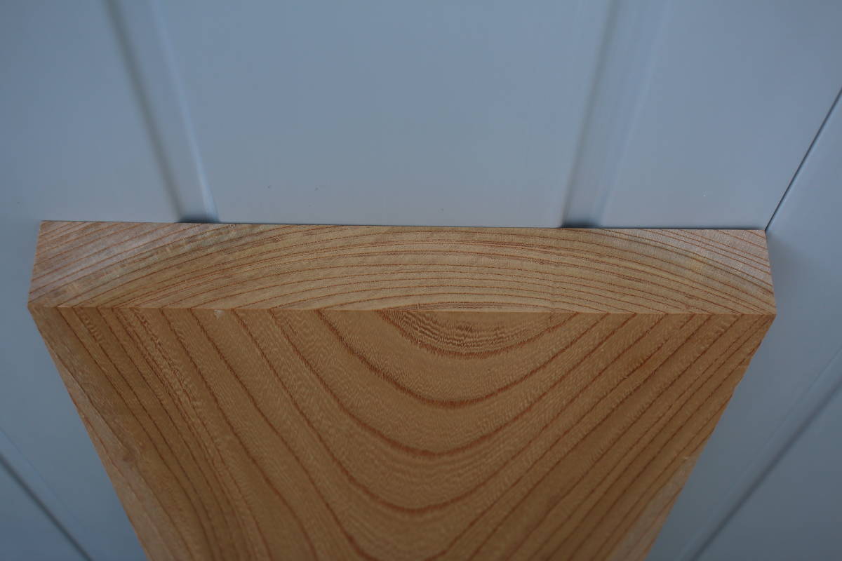 欅　けやき　ケヤキ　無垢材　棚板　テーブル　長さ111.6cm　幅26.4cm　厚み3.5cm_画像10