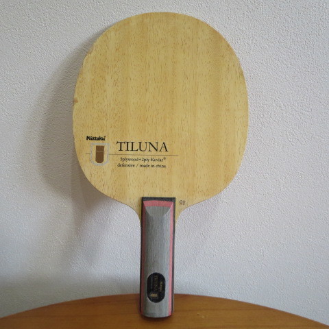【廃盤レア】Nittaku（ニッタク）　TILUNA（ティルナ）　希少　卓球ラケット　レア　ST　守備用　87.2ｇ