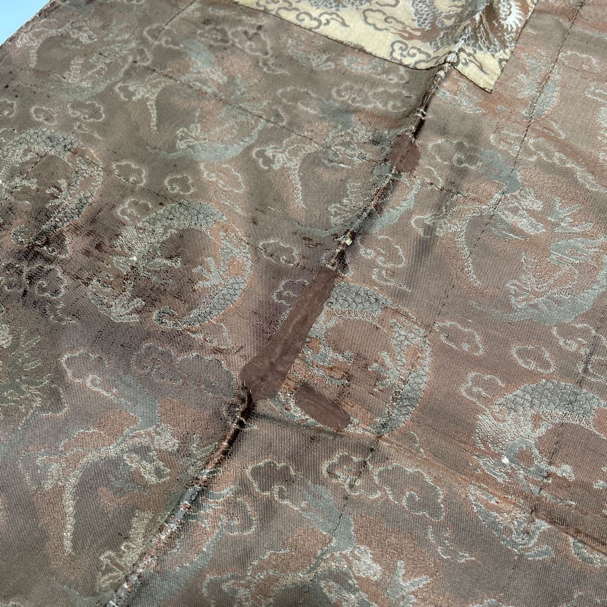 臨済宗【七条袈裟】【座具】【修多羅】 冬用 龍柄 法衣 法要 臨済宗【七条袈裟】【座具】【修多羅】 冬用 龍柄 法衣 法要