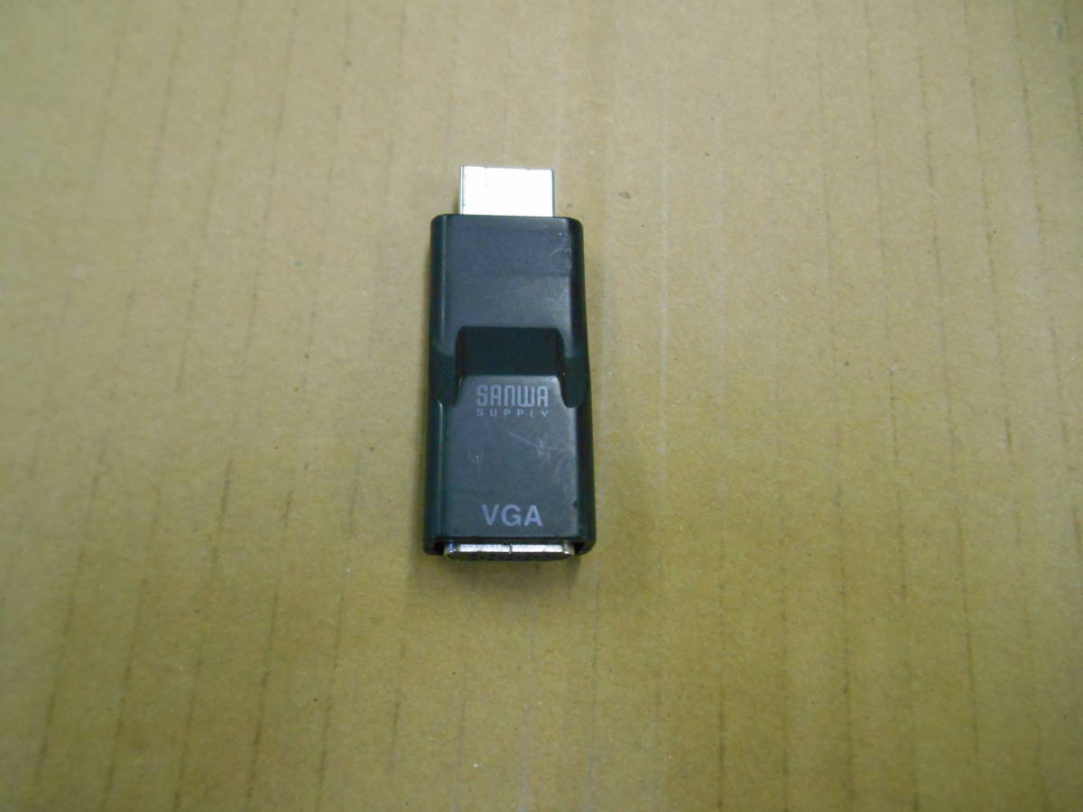 SANWA SUPPLY HDMI-VGA 変換アダプタ AD-HD16VGA (21_画像1
